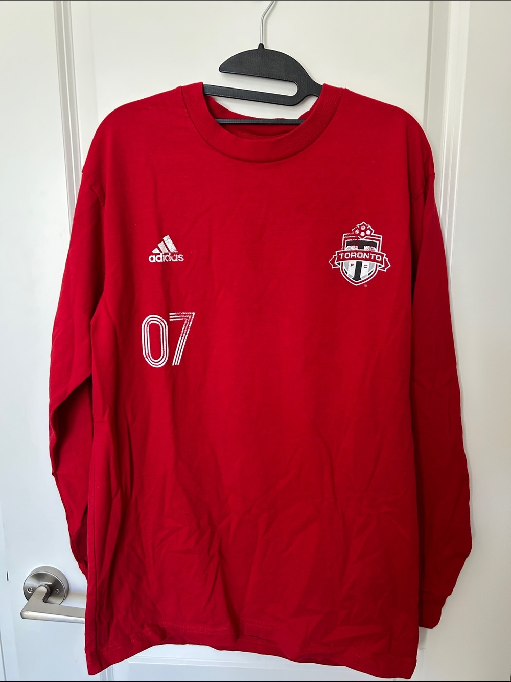 adidas Red Toronto FC Long Sleeve Jersey
